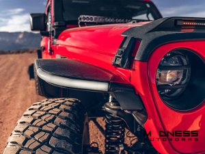 Jeep Gladiator JT Fender Flare - Front - Rugged Ridge - Metal Max